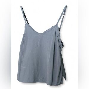 Old Navy blue ruffle Trim Top